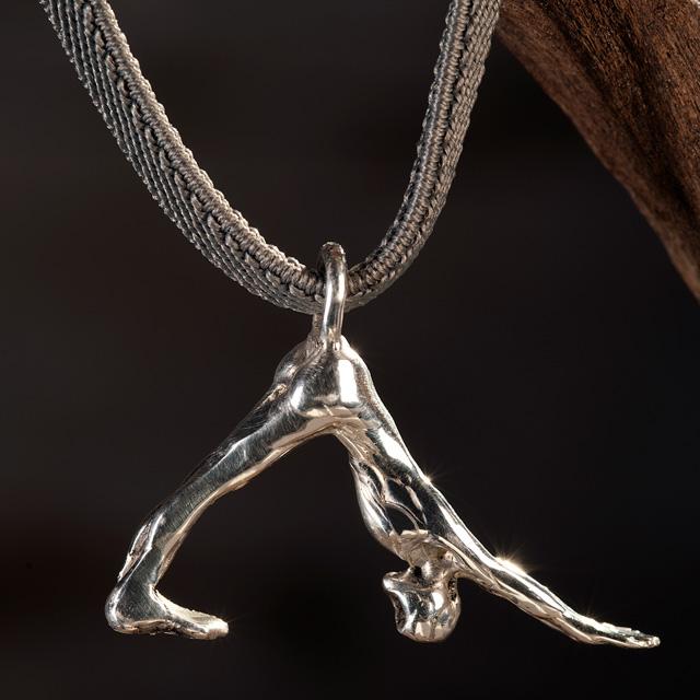 asana necklace pendant