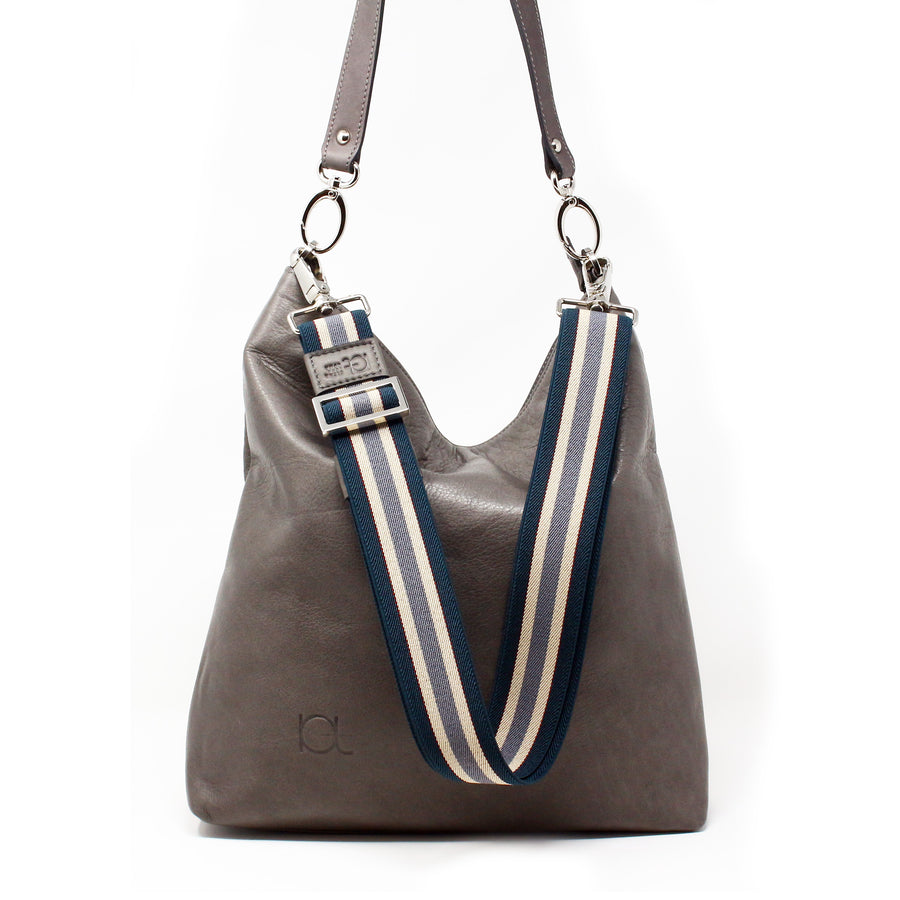 Leather Bag  Busta handmade with an elastic shoulder strap 
