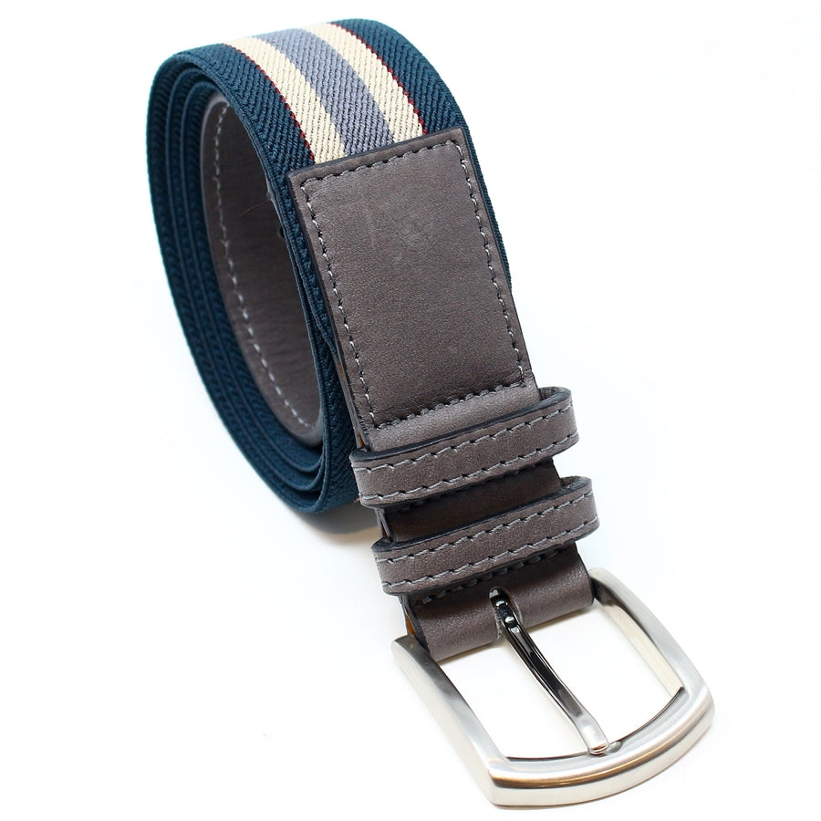 cinta elastica e pelle/ cintura elastica e pelle fatta a mano in italia/ elastic belt handmade in Italy  