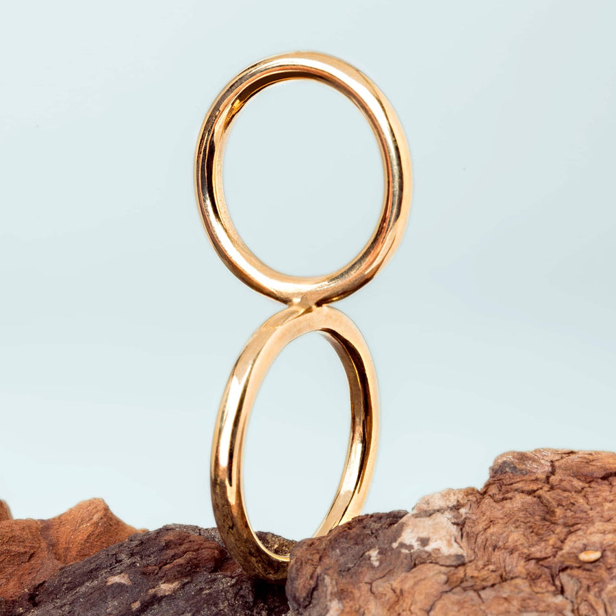ring bronze handmade