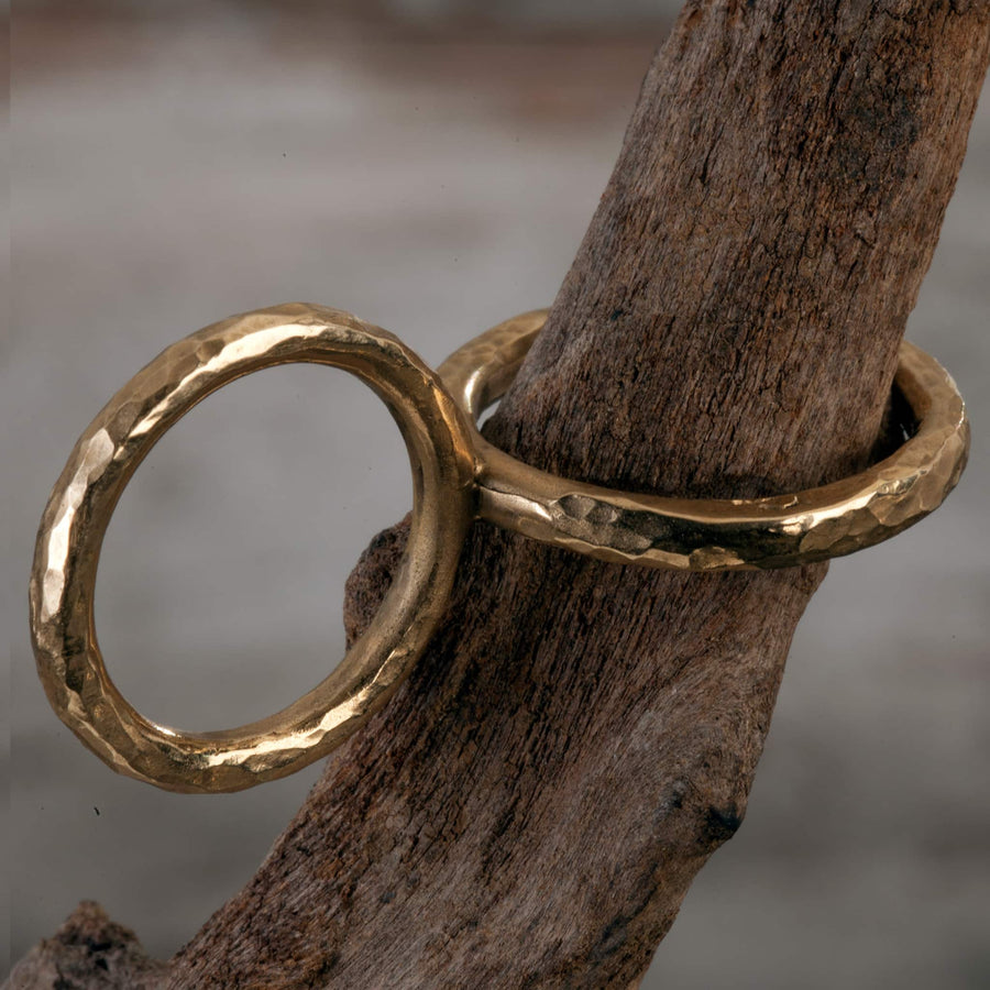 ring bronze Duo handmade